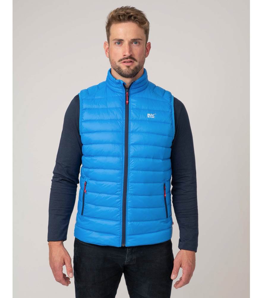 Alpine Mens Packable Down Vest Royal Blue