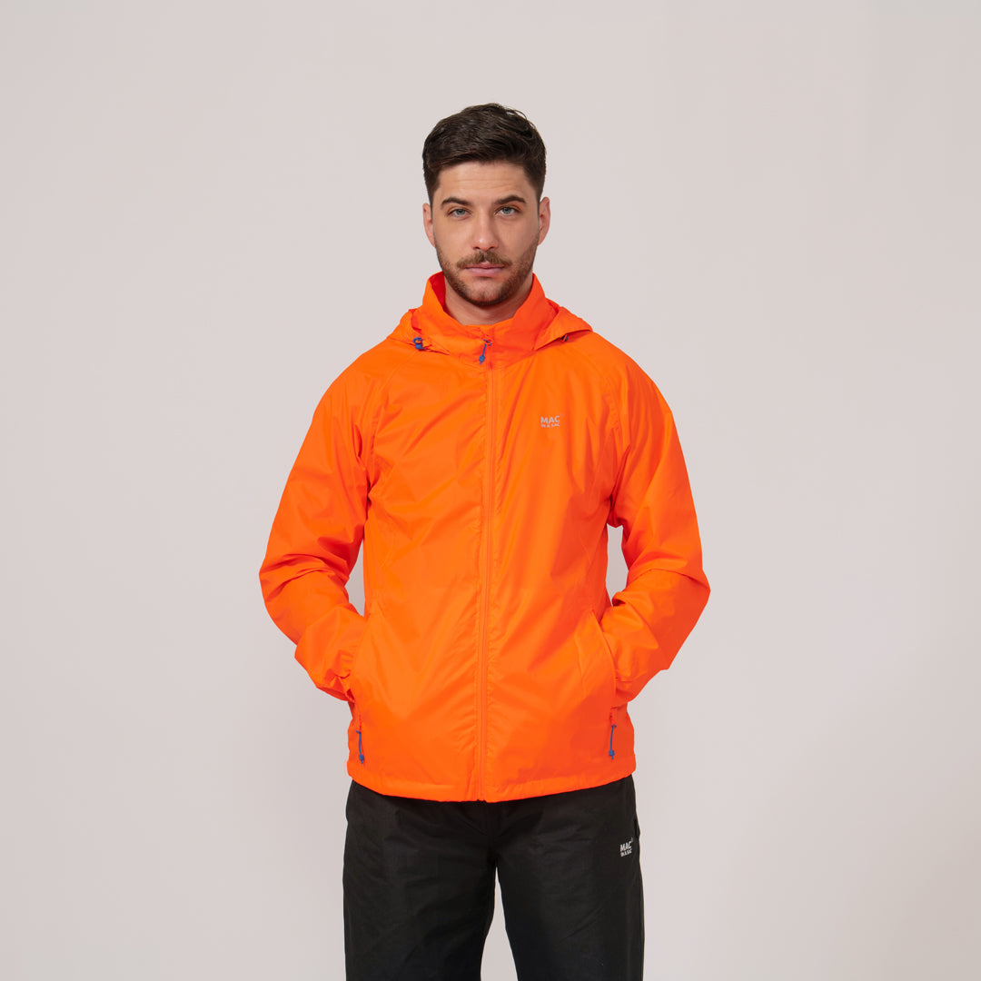 Origin Packable Jacket - Neon Orange – Mac in a Sac AU
