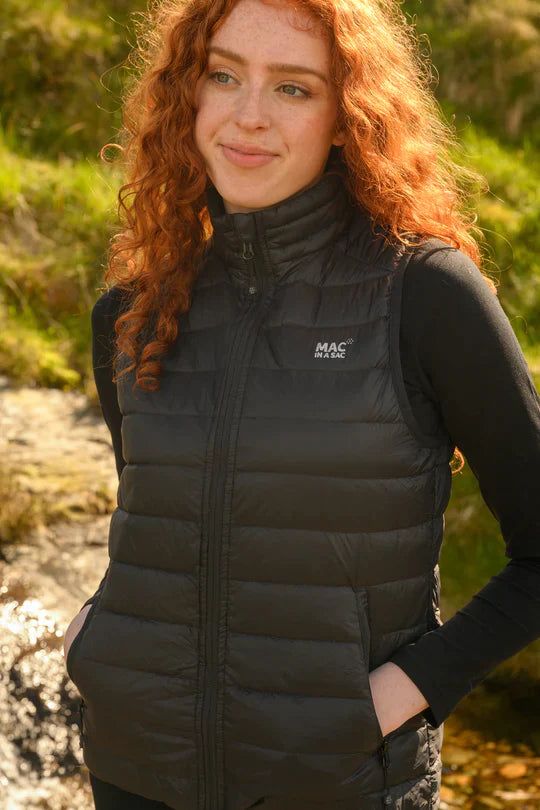 Alpine Ladies Packable Down Vest Black – Mac in a Sac AU