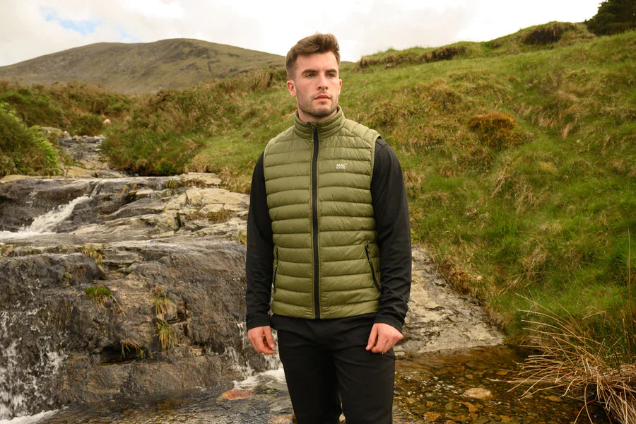Green down vest discount