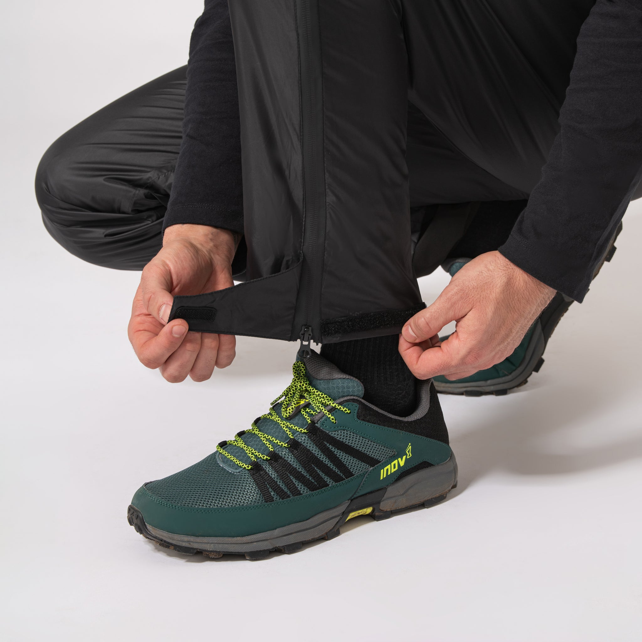 Overpants Full Zip Packable Overpants - Black