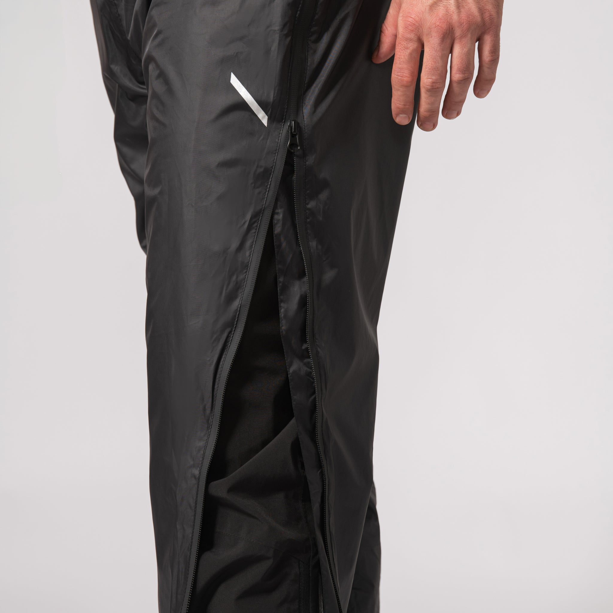 Overpants Full Zip Packable Overpants - Black