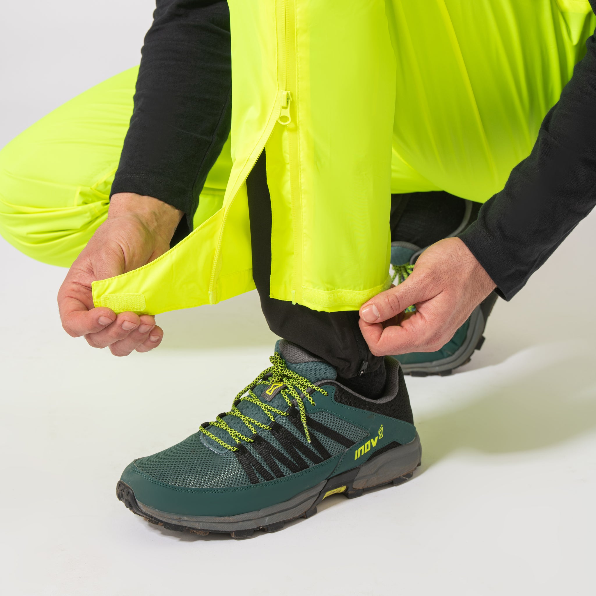 Overpants  Full Zip Packable Overpants - Neon Yellow
