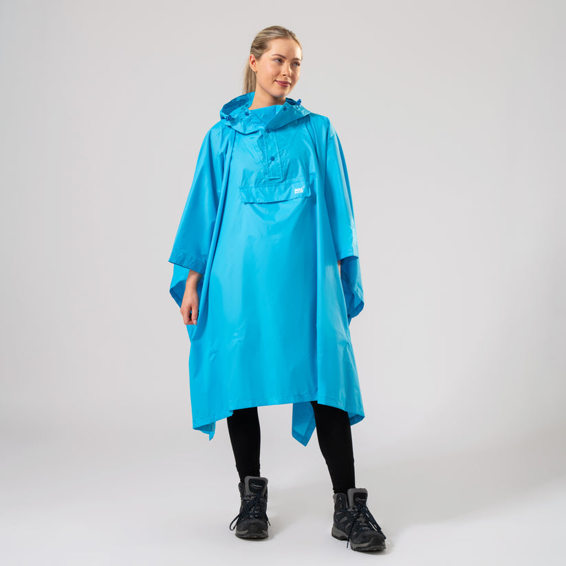 Poncho - Neon Blue