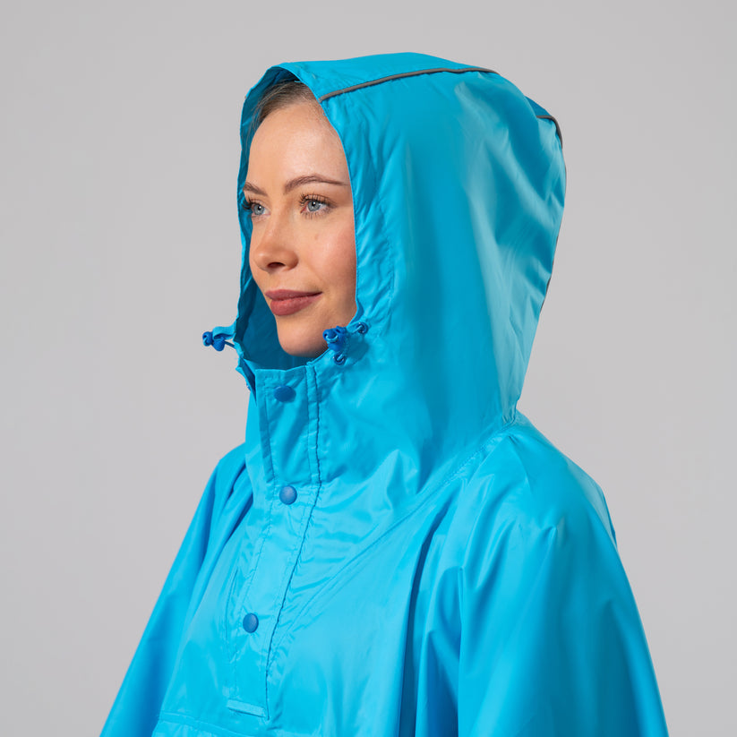 Poncho - Neon Blue