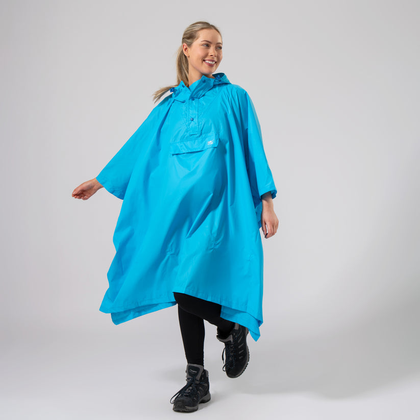 Poncho - Neon Blue