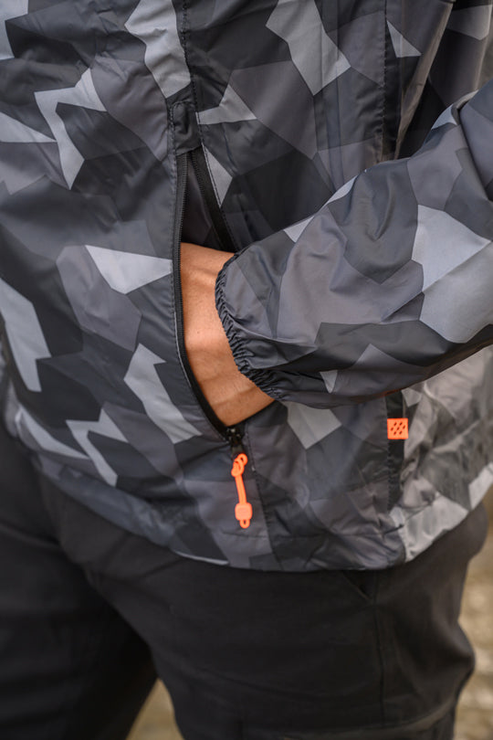 Origin 2 Packable Jacket - Black Camo
