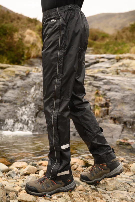 Overpants Full Zip Packable Overpants - Black
