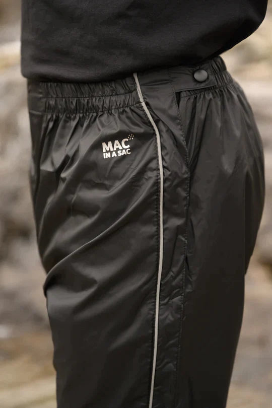Waterproof Overpants Overpants Full Zip Packable Overpants - Black – Mac in a Sac AU