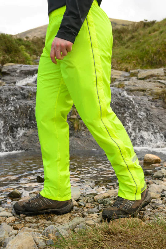 Overpants  Full Zip Packable Overpants - Neon Yellow