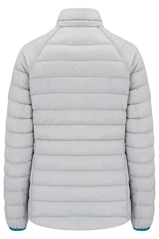 Polar Ladies Reversible Down Jacket - Petrol Soft Grey